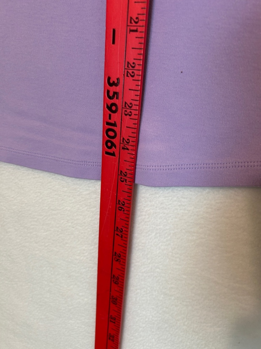 Isaac Mizrahi Live 2X Lavender V Neck Tee Shirt Plus Size Essential Basic Top - Picture 7 of 7